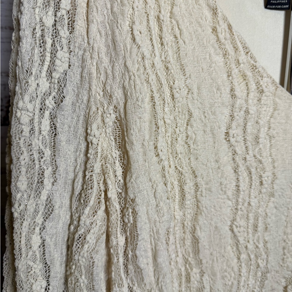 Venezia Cream Nylon Blend Top - Picture 4 of 4